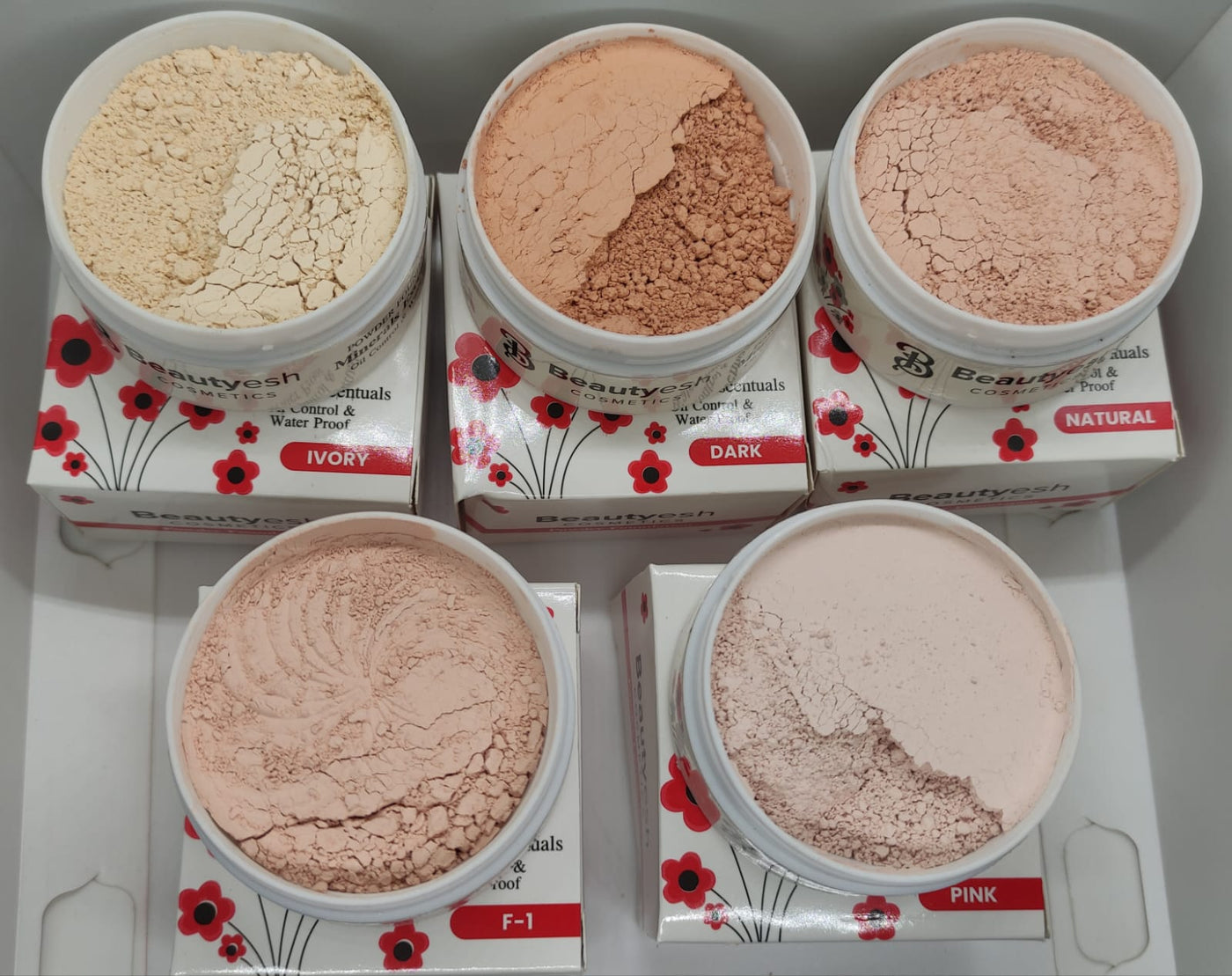 Beautyesh Professional Long-Lasting Matte Face Foundation Powder Flawless Complexion, All Day