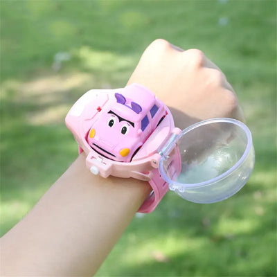 CHILDREN CARTOON MINI RC REMOTE CONTROL CAR WATCH