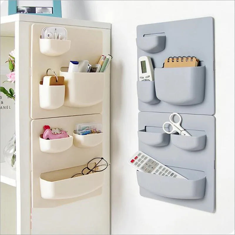 Plastic Self-adhesive Storage Rack