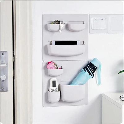 Plastic Self-adhesive Storage Rack