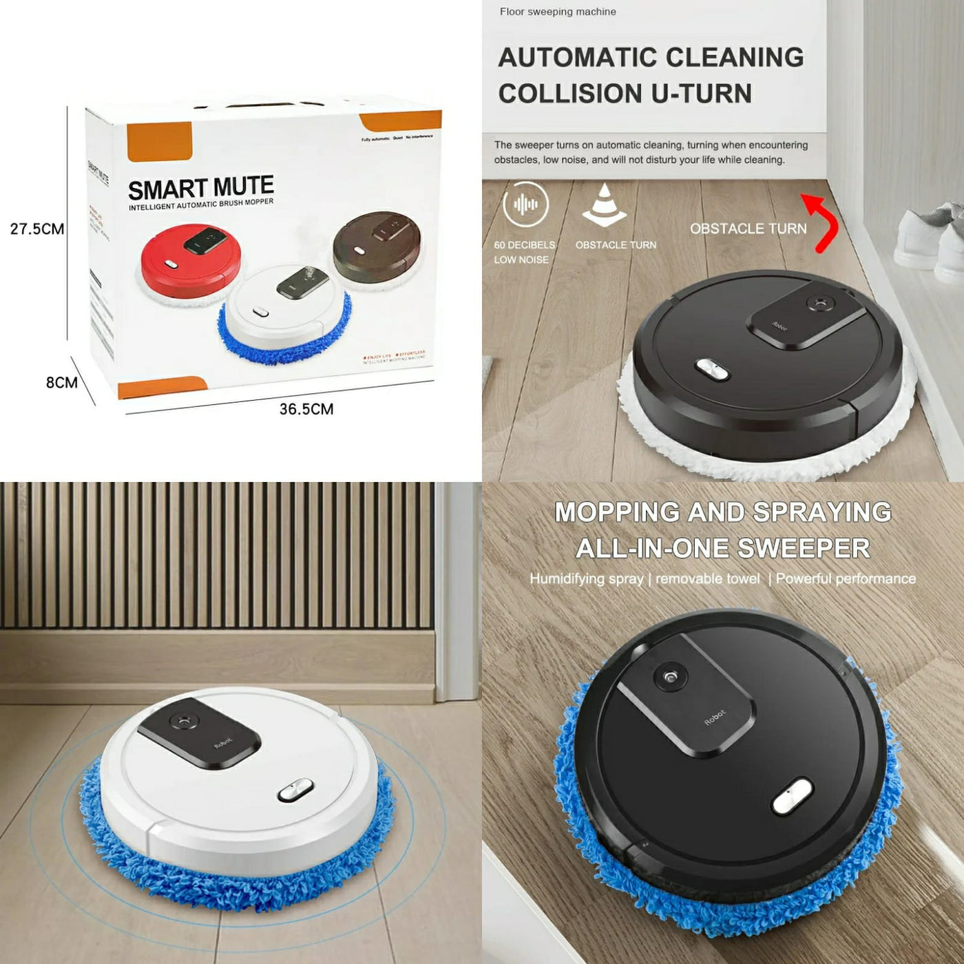 Smart Robot Vacuum Cleaner Multifunction Home Cleaning