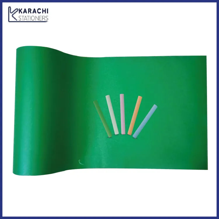 Greenboard Vinyl Sticker Chalkboard For Kids Greenboard Sticker For Wall Green Matte Adhesive Chalkboard Contact Paper Vinyl Wall Decal Poster Alternative With 5pcs Bonus Chalks Peel &amp; Stick