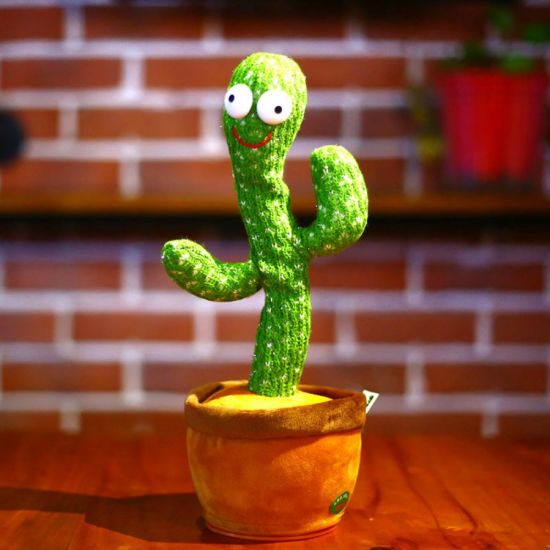 Dancing Cactus Toy, Talking Tree Cactus Plush Toy Without box &amp; without hat