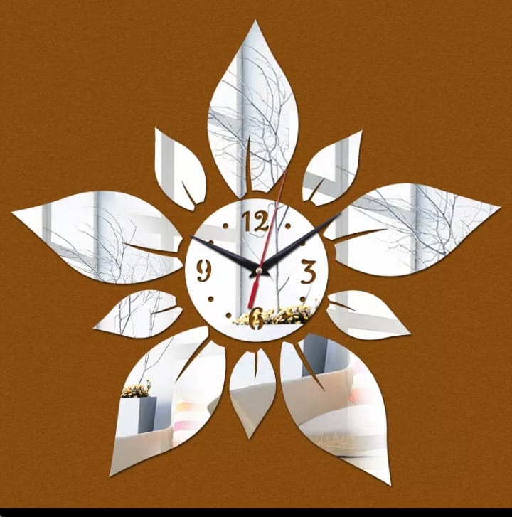 Acrylic Mirror Wall Clock