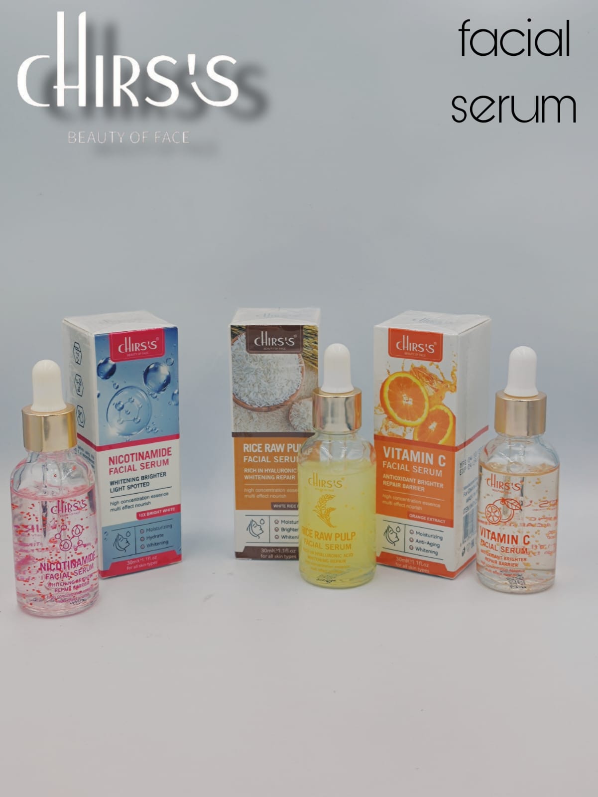 chirs's facial serium