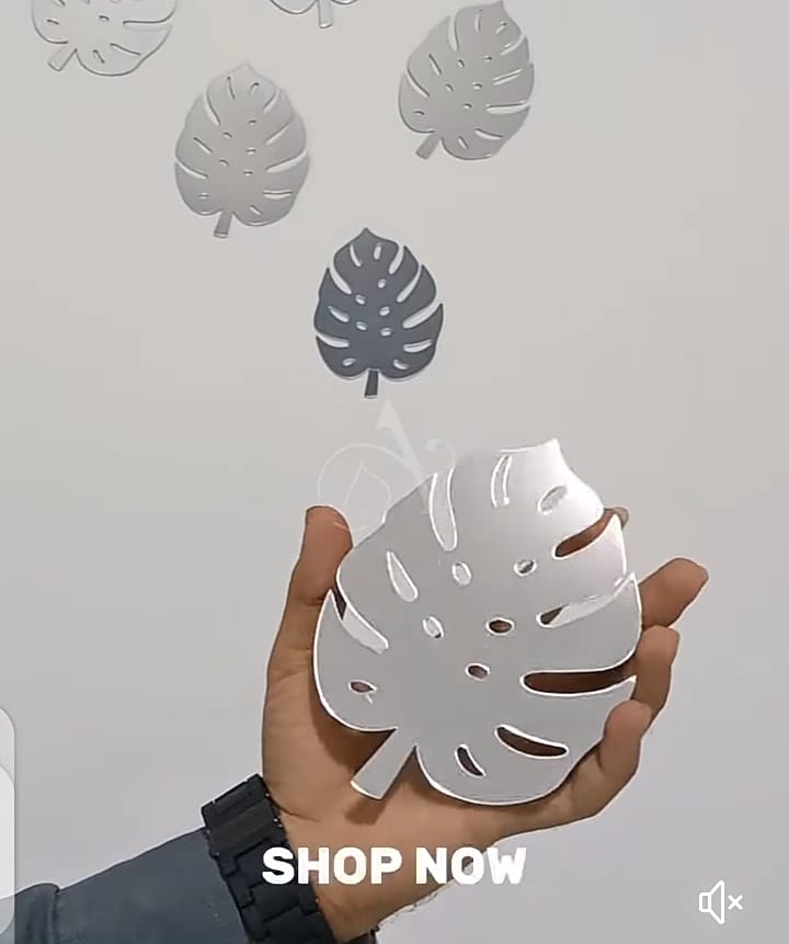 Creative Leaf Round Concrete Tray Plate Silicone Molds Plantain Leaf Cement Coaster Cup Mat Plaster Crafts Resin Epoxy Mould