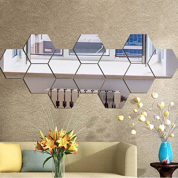 Acrylic Hexagon Wall Stickers