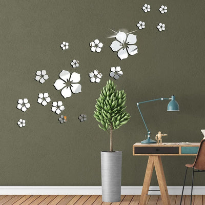 Acrylic Flowers Wall Stickers