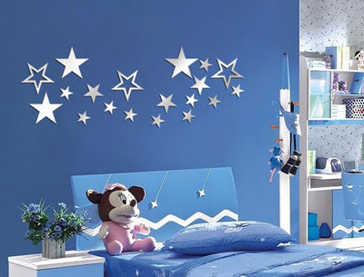 Acrylic Stars Wall Stickers