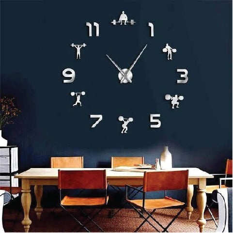 gym motivation wall clock