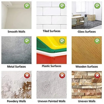 Artisan - Dry Erase Whiteboard Sticker Vinyl Sticker, Self-adhesive &amp; reusable White Board Peel Stick for School,Office,Home,Kids Drawing with 2 erasable markers