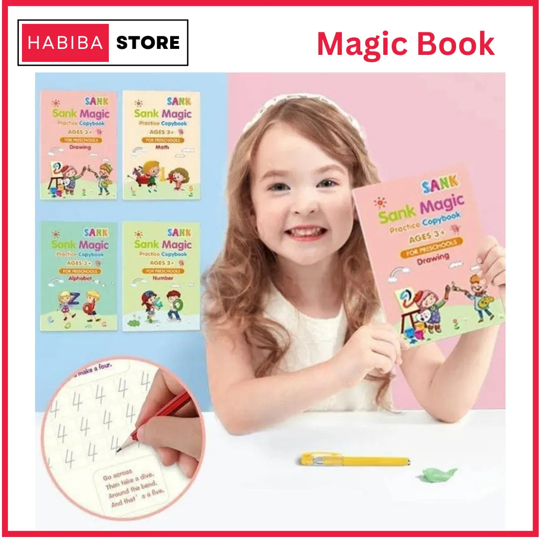 Sank Magic Book for Montessori Children Tracing