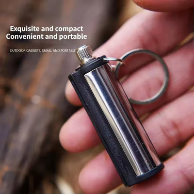 Metal Match Lighter – Waterproof & Refillable Fire Starter for Camping & Hiking (Copy)