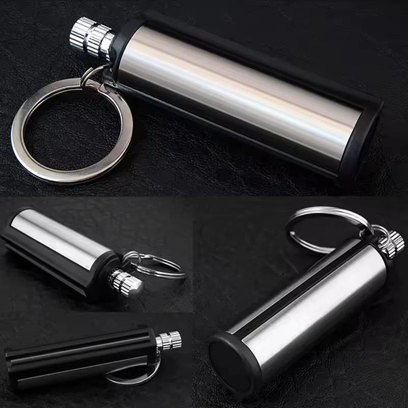 Metal Match Lighter – Waterproof & Refillable Fire Starter for Camping & Hiking (Copy)